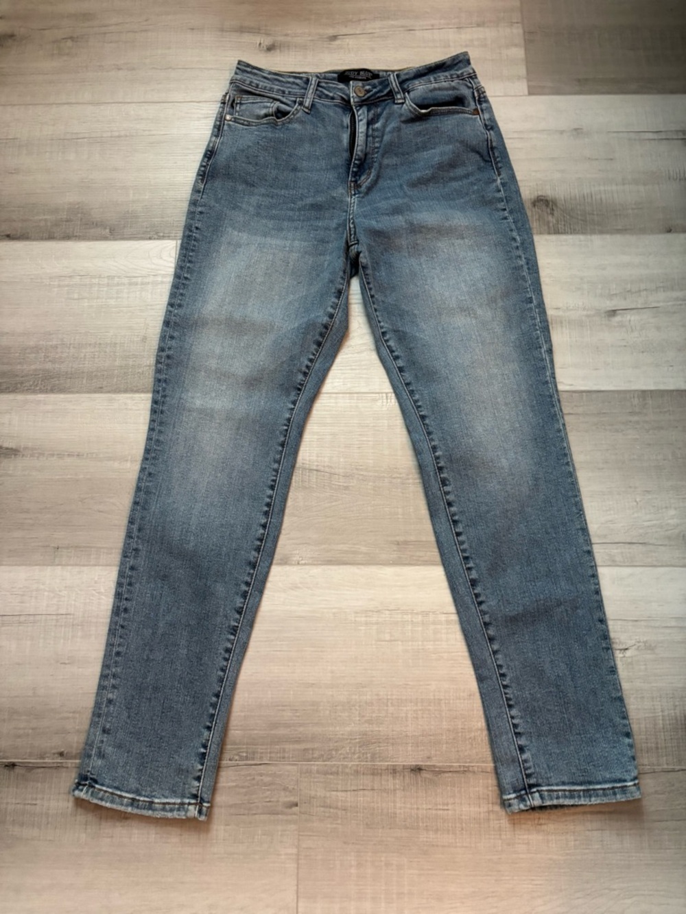 Judy Blue Boyfriend Jeans Size 5/27 Medium Wash Stretch Denim